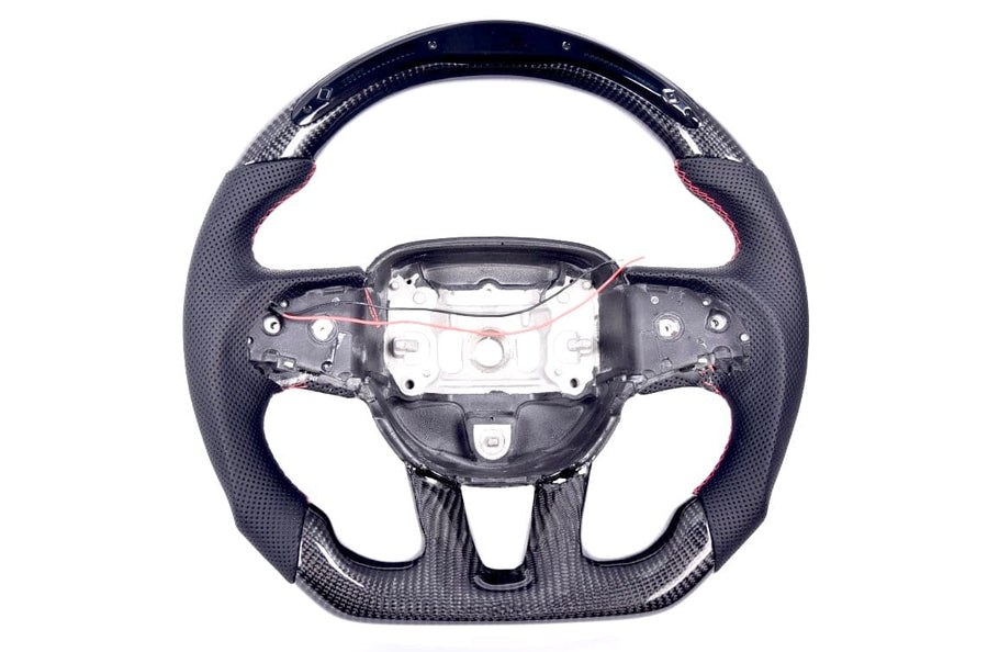 charger carbon fiber steering wheel