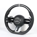 Steering Wheel For Mercedes Benz W206 W214 C / E Class Carbon Fiber