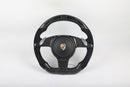 Steering Wheel For Porsche Panamera Cayenne Macan Carbon Fiber