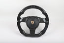 Steering Wheel For Porsche Panamera Cayenne Macan Carbon Fiber