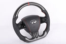 Steering Wheel For Infiniti Q50 QX50 Q60 QX60 Carbon Fiber