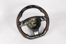 Steering Wheel for Porsche Panamera Cayenne Macan Carbon Fiber