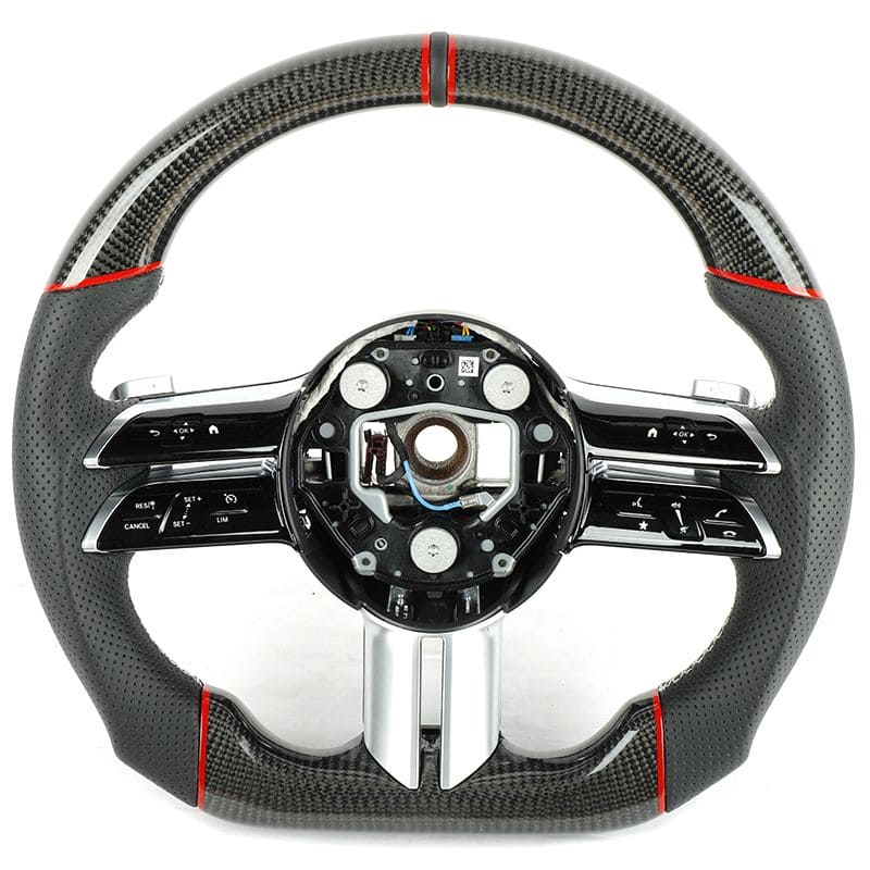 Steering Wheel for Mercedes Benz E Class W213 and S Class W223 Custom Carbon Fiber