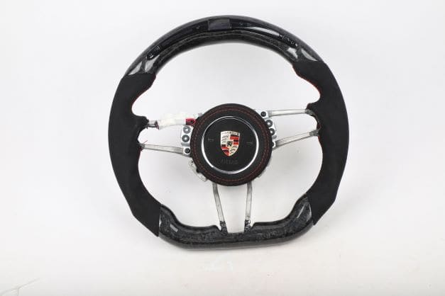 Steering Wheel for Porsche 911 GT3 Boxster Cayman Panamera Macan Forged Carbon