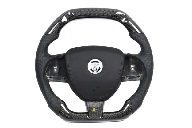 custom jaguar steering wheel